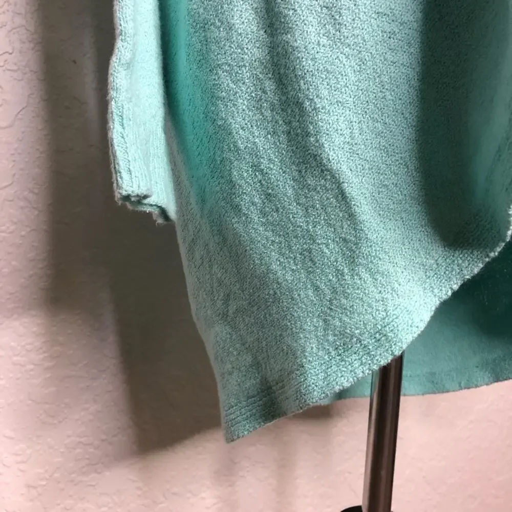 Lilly Pulitzer light blue green open front cardigan size Extra Small XS